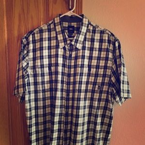 Vans short sleeve button up shirt